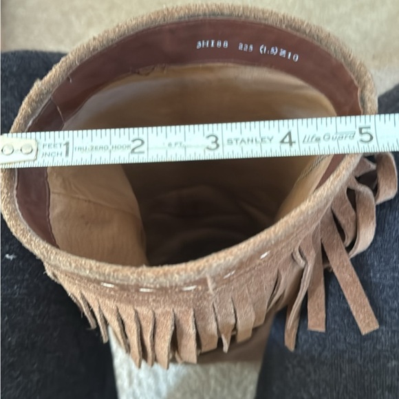 Brown suede boots - Picture 3 of 3